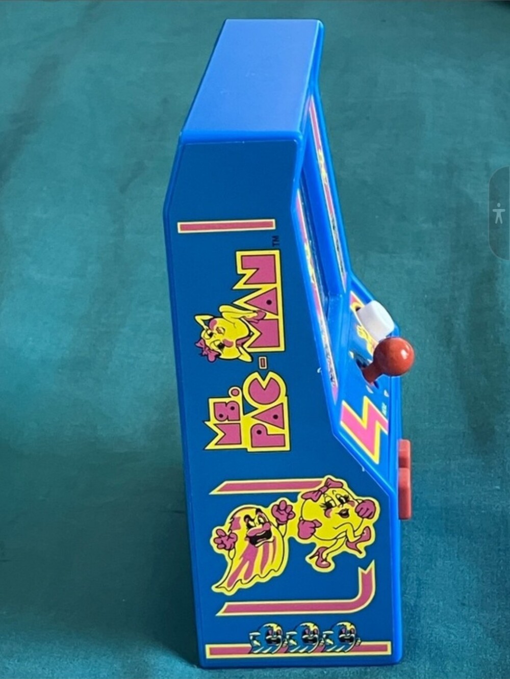 Basic Fun Arcade Classics Ms. Pac-Man Retro Mini Arcade Game Works Tested - Picture 7 of 7
